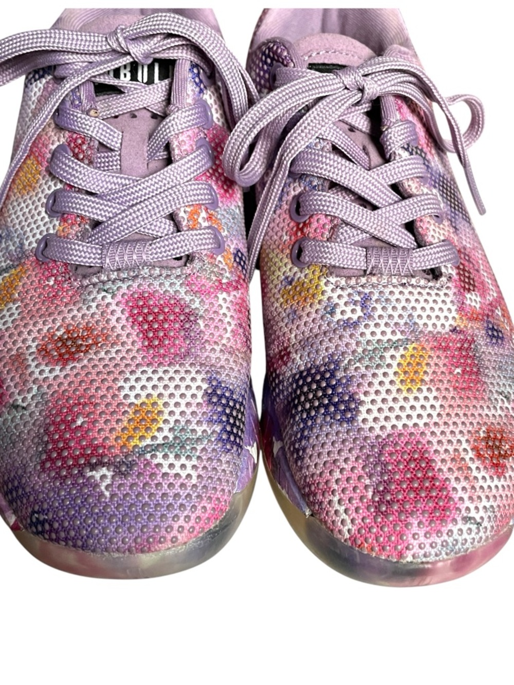 NOBULL Outwork "Bouquet" Watercolor Floral Collection Trainer Shoes Sz  7 - Picture 5 of 12